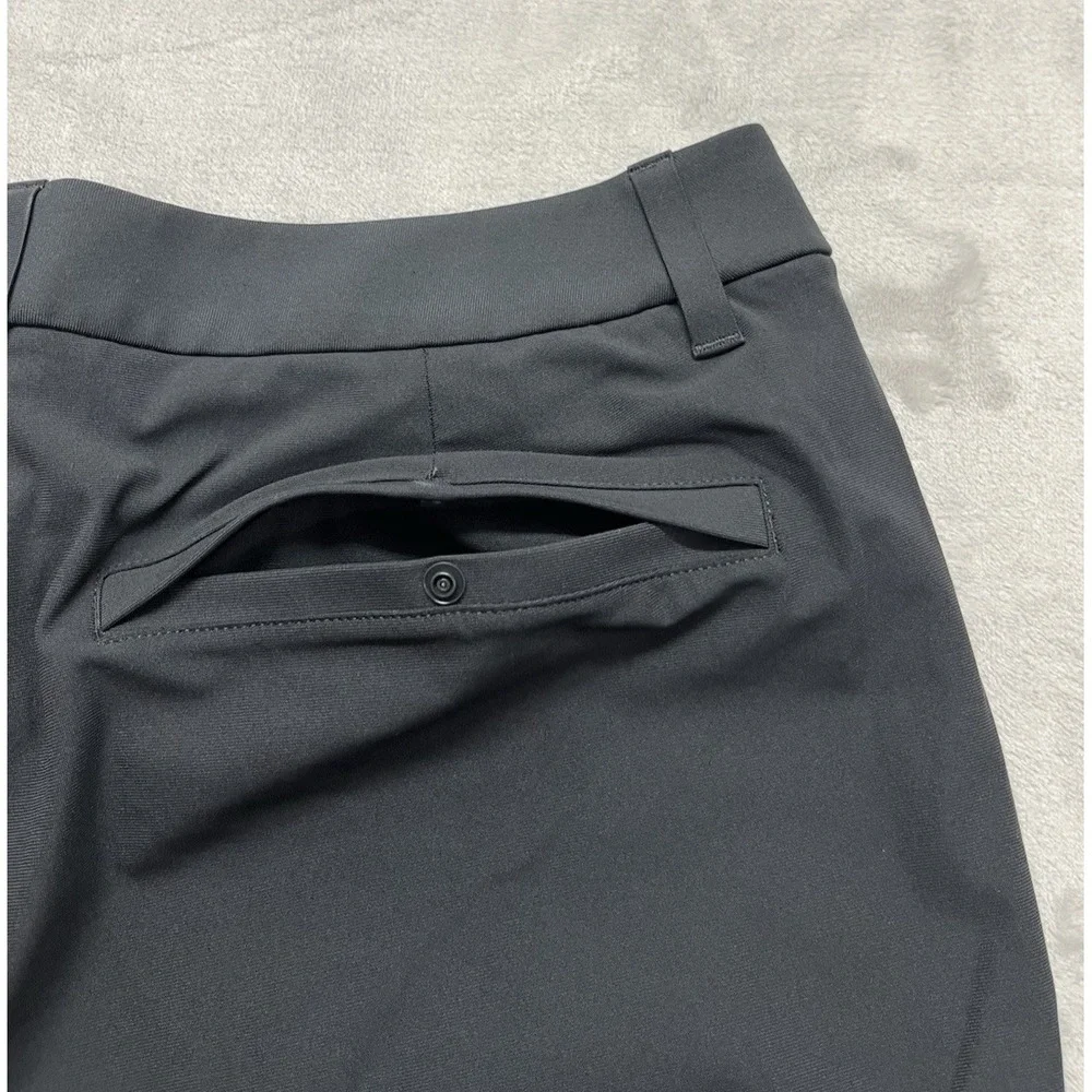 Lululemon ABC 5 Pockets Pant Men 34 Gray Slim Fit Warpstreme Wrinkle Resistant